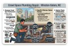 Crawl Space Plumbing Repair in Winston-Salem, NC