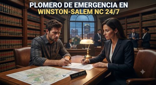 Plomero de emergencia en Winston-Salem NC 24/7