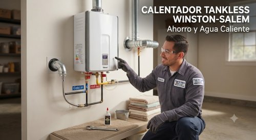 Calentador Tankless Winston-Salem | Ahorro y Agua Caliente