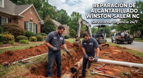 Reparación de Alcantarillado en Winston-Salem NC