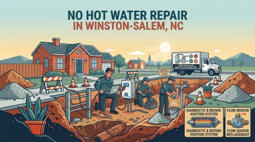 No Hot Water Repair in Winston-Salem, NC