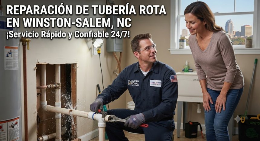 Reparación de Tubería Rota en Winston-Salem
