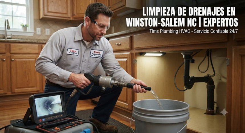 Limpieza de Drenajes en Winston-Salem NC | Expertos